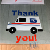 Thank you Mail Decal