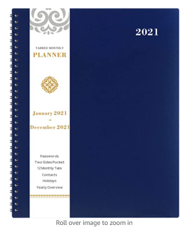 'Turning the page to a new chapter' Planner