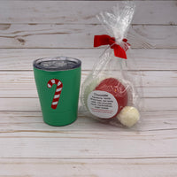 Kids 8oz tumbler with hot chocolate bomb