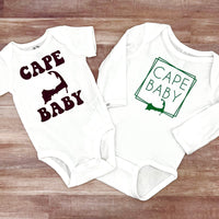 Cape Family infant bodysuit