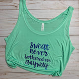 ‘Sweat never bothered me anyway’ Crop Tank