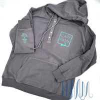 Cape Family Button Hoodie