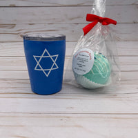 Kids 8oz tumbler with hot chocolate bomb