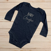 Baby ‘last name’ infant bodysuit